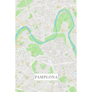 Pamplona color térképe