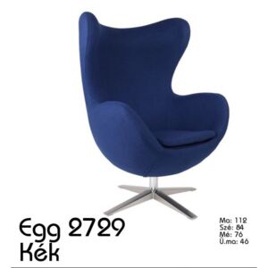Egg 2729 fotel Szövet Kék