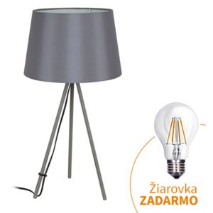 Asztali lámpa,szürke, háromlábú, MILANO WA005-G
