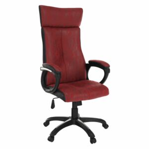Irodai szék, piros/fekete, MERSIN