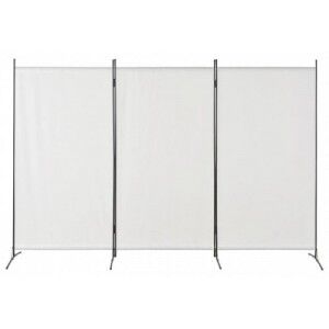 Fehér 3 paneles paraván 260 x 180 cm
