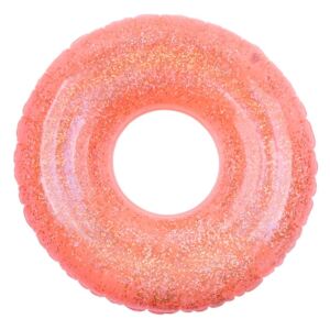 Glitter rózsaszín felfújható úszógumi - Sunnylife