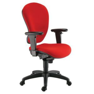 Manutan Harmonia irodai szék, piros%
