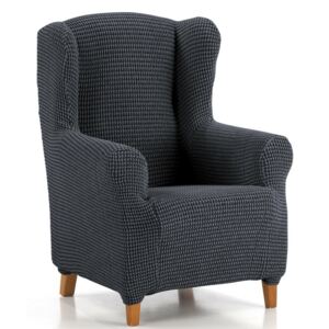 Multielasztikus „füles” fotel huzat szett, kék, 70 - 110 cm