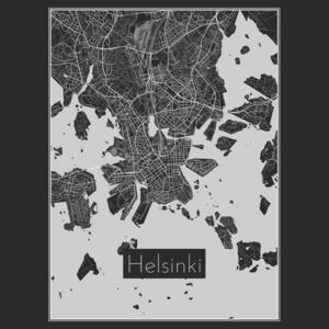 Ábra Map of Helsinki, Nico Friedrich