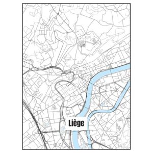Ábra Map of Liège, Nico Friedrich