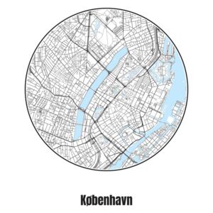 Ábra Map of København, Nico Friedrich