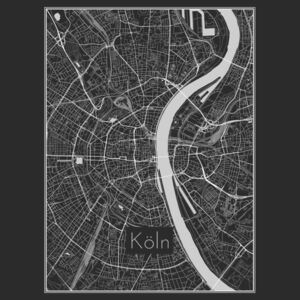 Ábra Map of Köln, Nico Friedrich