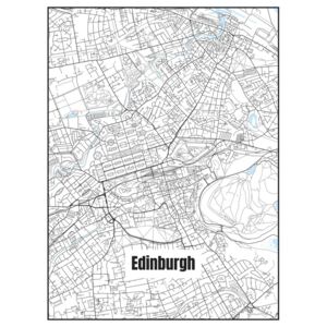 Ábra Map of Edinburgh, Nico Friedrich