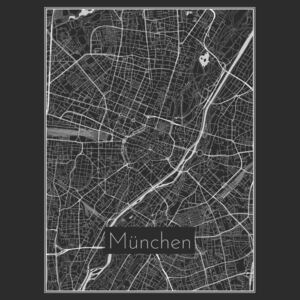 Ábra Map of München, Nico Friedrich