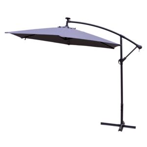 AGA EXCLUSIV LED 300 cm Dark Grey függő napernyő