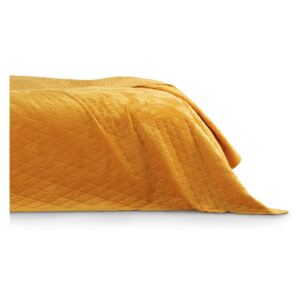 Laila Honey sárga ágytakaró, 260 x 240 cm - AmeliaHome