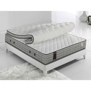 Zenduo DHSS táskarugós matrac lecipzárazható topper réteggel, 90x200