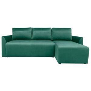 ARBON Sarok kanapé zöld