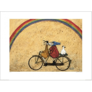 Sam Toft - Somewhere Under a Rainbow Festmény reprodukció, (50 x 40 cm)