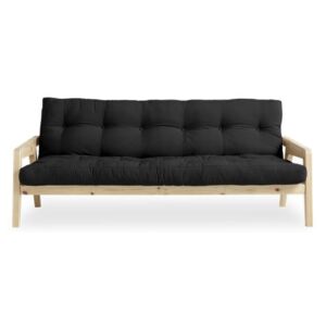 Grab Natural/Black fekete variálható kinyitható kanapé - Karup Design