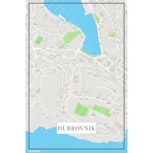 Dubrovnik color térképe