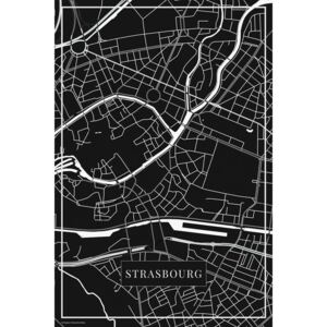 Strasbourg black térképe