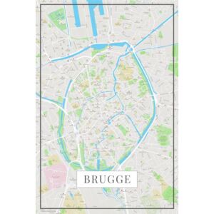 Brugge color térképe