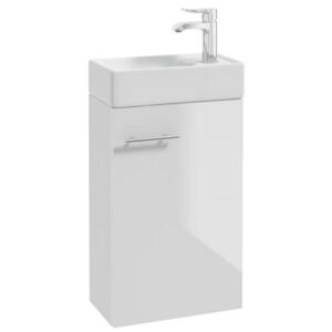 Defra KIM D40 Z Mini lapraszerelt fürdőszoba bútor mosdóval - Fehér