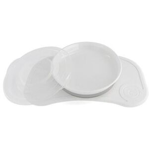 Twistshake alátét Click-mat Mini tányérral, fehér