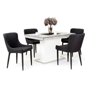 Flóra asztal Brill székekkel | 4 személyes étkezőgarnitúra