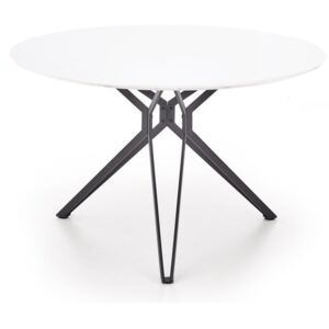 Asztal H1050 Fényes fehér + fekete