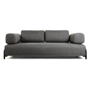 Compo sötétszürke karfás kanapé - La Forma