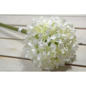 Mű fokhagyma virág - fehér (m. 80cm) 077 méret