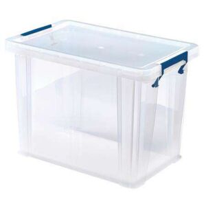 FELLOWES Műanyag tároló doboz, átlátszó, 18,5 liter, FELLOWES, "P