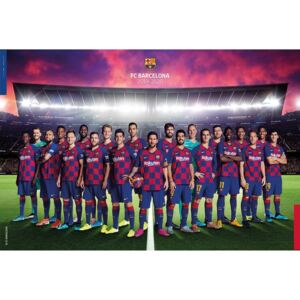 Plakát FC Barcelona 2019/2020, (91.5 x 61 cm)