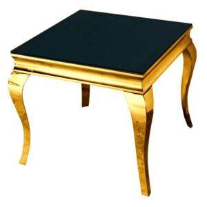 Grazia dohányzóasztal arany-fekete 60x60x60 cm