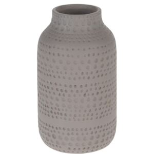 Asuan kerámia váza, barna, 19 cm