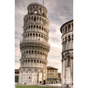 Plakát The Leaning Tower of Pisa, (61 x 91.5 cm)
