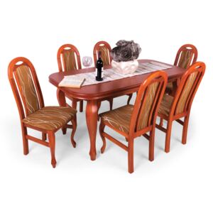 Nevada asztal Nevada székekkel | 6 személyes étkezőgarnitúra