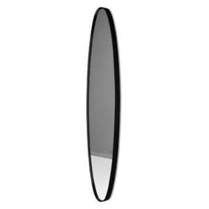 16F-572 Lia ovális tükör fekete 25x119cm