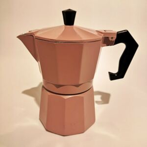 ESPERTO kávéfőző 3 személyes világos rózsaszín 15cm