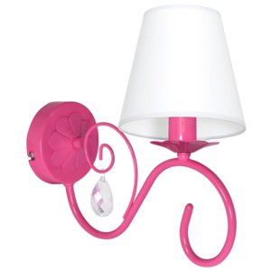 Decoland Gyermek fali lámpa LAURA 1xE14/60W/230V rózsaszín LU7947