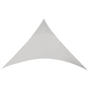 [en.casa]® Napvitorla árnyékoló háromszög vízlepergető 4m x 4m x 4m világosszürke