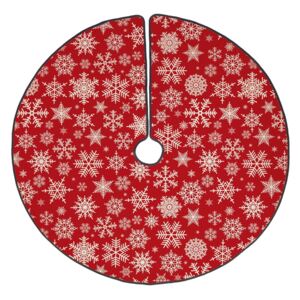 Freezy Snowflakes pamut szőnyeg a karácsonyfa alá, ø 130 cm - Butter Kings