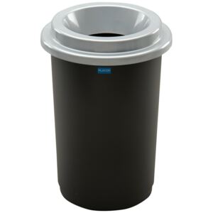 Eco Bin szelektív hulladékgyűjtő kosár, 50 l, ezüst