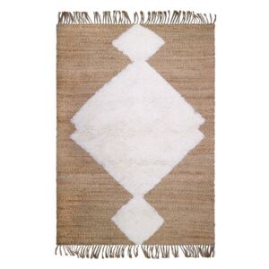 Elton natúr kézzel készített szőnyeg, 110 x 170 cm - Nattiot