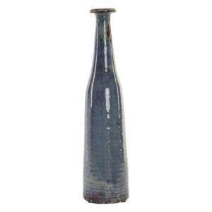 JR-148444-k - váza, homokkő, 12X12X50, lakk, kék