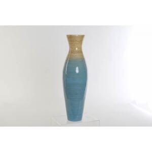 Váza bambusz 15x15x50 kék (készletről)