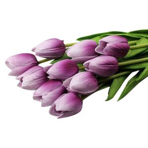 Real touch tulipán lila 10 szál
