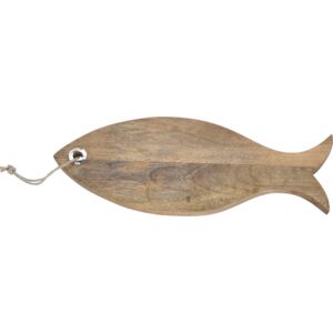 Mangófa vágódeszka fish