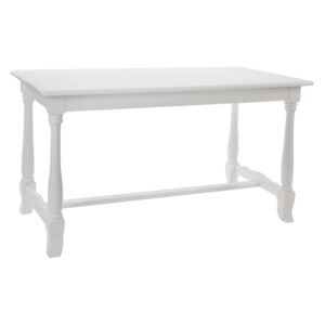 MB-137225 - asztal, fa, 140X70X80, fehér