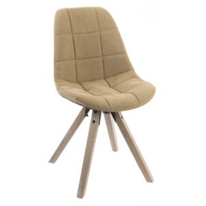 MB-139137 - szék, fa, 60% műszál, 40% pamut, 47X55X85, barna