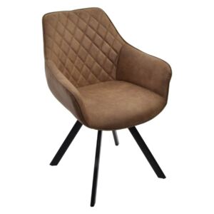 MB-145404 - szék, fa, mikroszálas, 62X60X84, barna