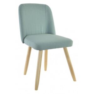 MB-148199 - szék, poliészter, fa, 56X44X75, kék